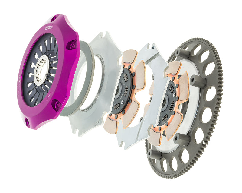 Exedy Hyper Compe-D Twin Cerametallic Clutch Sprung Center Disc for 2004-2014 Subaru WRX/STI/Impreza