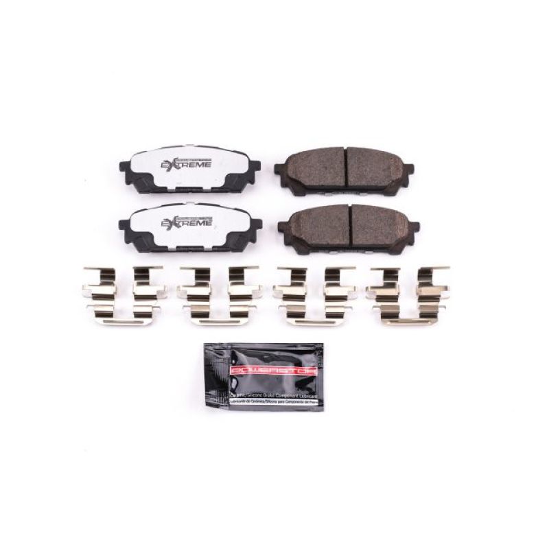 PowerStop Power Stop Saab 9-2X Rear Z26 Extreme Street Brake Pads with Hardware