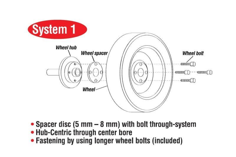 Eibach Pro-Spacer BRZ 25mm Thickness 5x100 Hub 56 - view 2