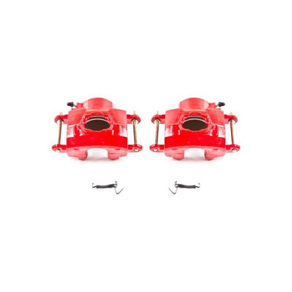 Power Stop 94-96 Chevrolet Impala Front Red Calipers w/o Brackets - Pair