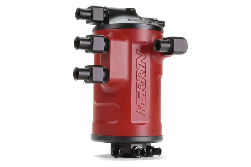 Perrin Performance PERRIN Air Oil Separator - Red for 02-21 Subaru WRX/STI