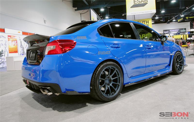Seibon 15+ MB-Style Carbon Fiber Rear Lip for Subaru WRX/STI - view 9