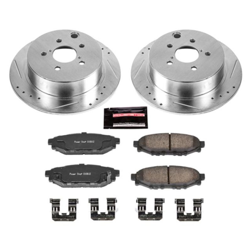 PowerStop Power Stop Crosstrek Rear Z23 Evolution Sport Brake Kit