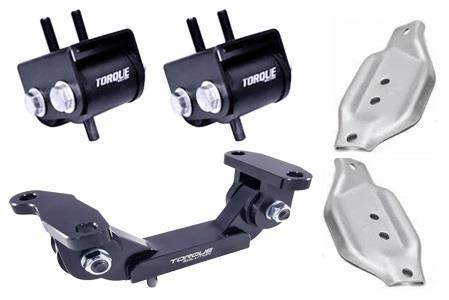 Torque Solution Engine Transmission Mount Kit with OEM Mount Plates: 04+ for 02-14 Subaru WRX/STI - view 2