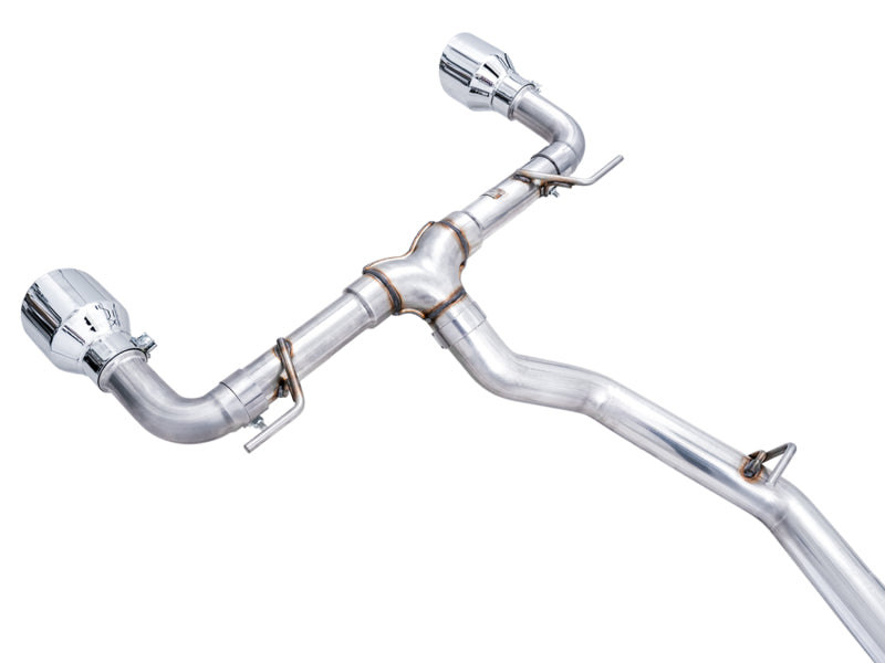 AWE Tuning BRZ Toyota GR86 Toyota 86 Track Edition Cat-Back Exhaust- Chrome Silver Tips - view 5