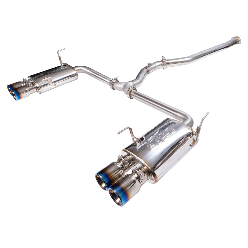 Injen Cat Back Exhaust with Quad Titanium Tips for 15-20 Subaru STI