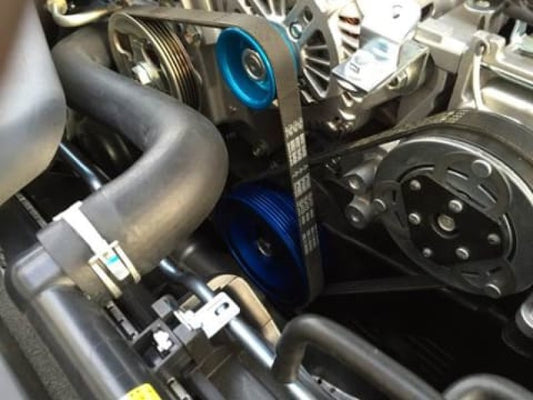 Cusco EJ20 EJ25 Light Weight Aluminum Pulley Set - Blue for Subaru STI