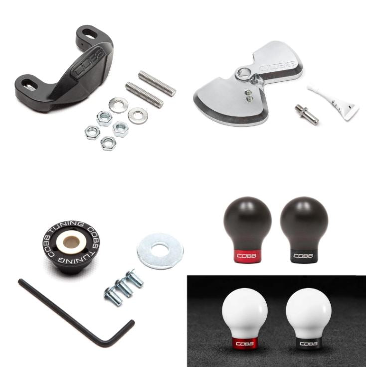 Cobb 15-19 Subaru WRX Stage 1+ Drivetrain Package (White w/Black 6spd Shift Knob)