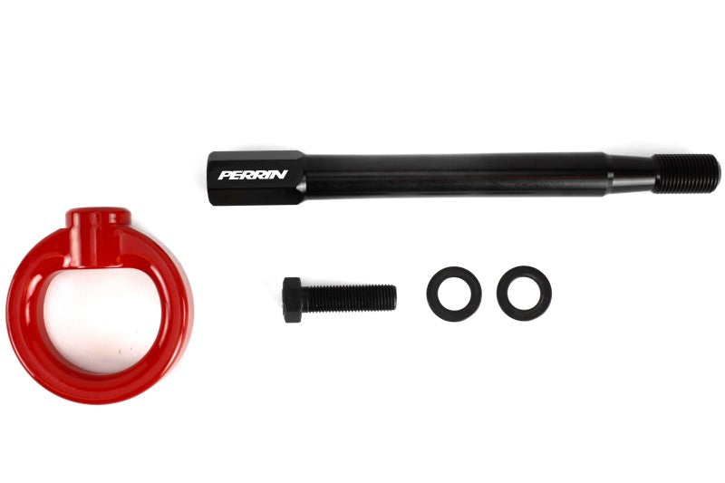 Perrin Performance PERRIN Tow Hook Kit - Red for 08-14 Subaru WRX/STI/Impreza - view 4