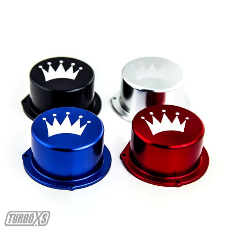 Turbo XS Billet Aluminum Vacuum Pump Cover - Black for 15-16 Subaru WRX - view 4