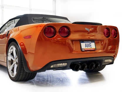 AWE Tuning 05-07 C6 Chevrolet Corvette 6.0L Touring Edition Axleback Exhaust w/ Diamond Black Tips