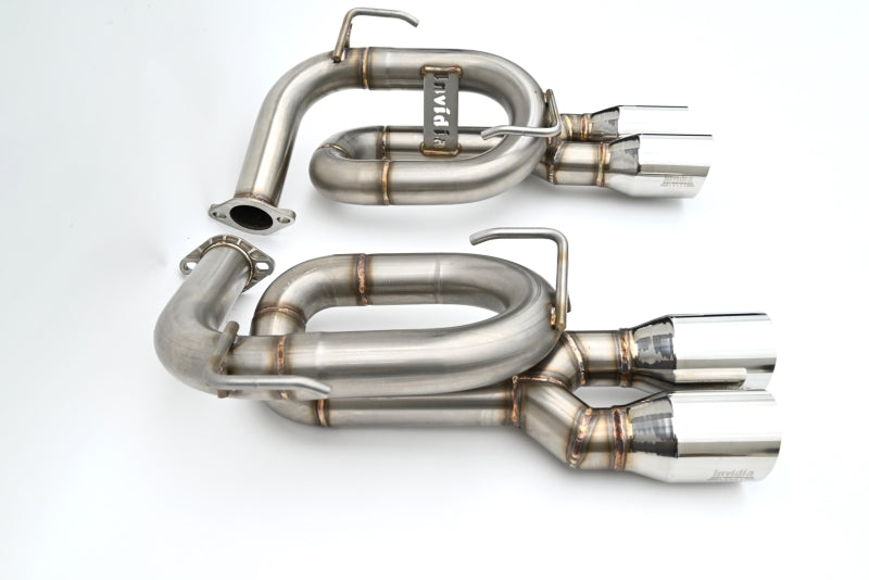 Invidia 22+ Twin Loop 3.5in. Single Layer Stainless Steel Tip Axle-Back Exhaust for Subaru WRX - view 2
