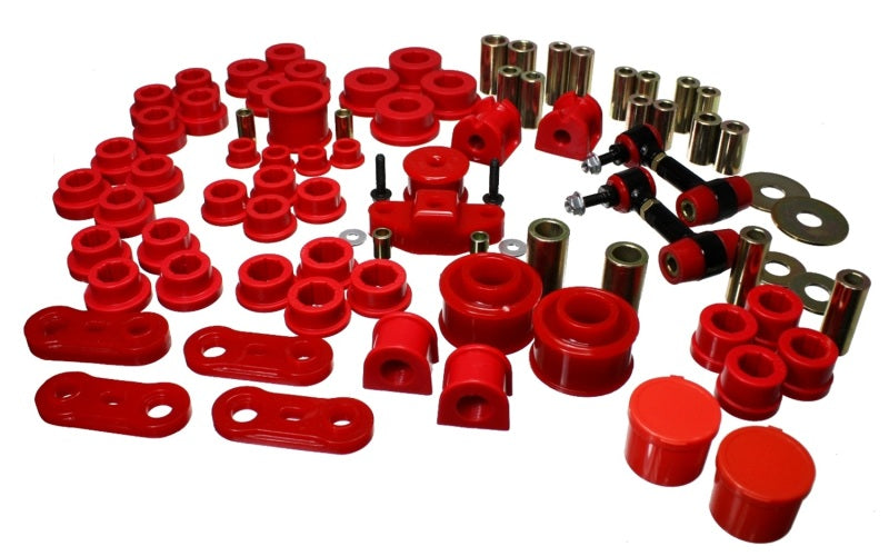 Energy Suspension Red Hyper-Flex Master Bushing Set for 08-12 Subaru WRX/Impreza - view 2
