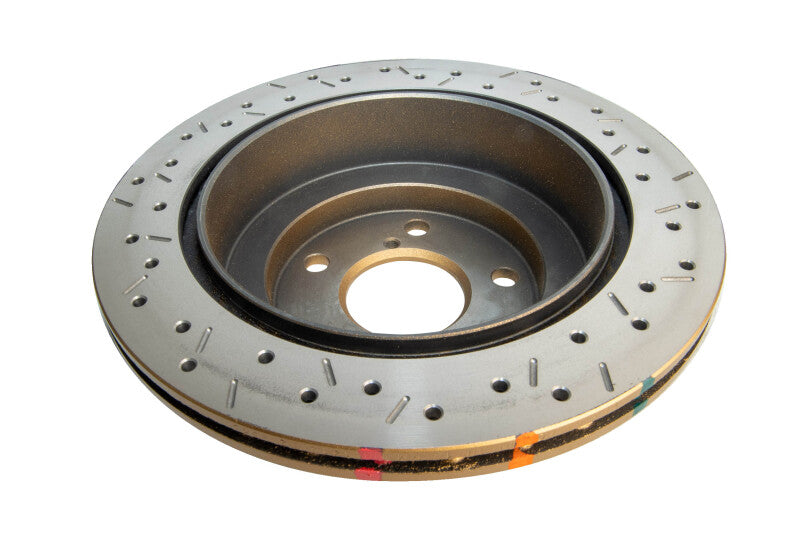 DBA Front Drilled Slotted 4000 Series Rotor for 98-00 Subaru WRX - view 2
