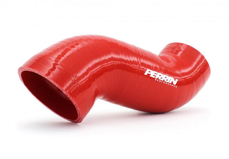 Perrin Performance PERRIN AFTA-MAF Intake Tube Air-Box to Inlet Hose - Red for 02-07 Subaru WRX/STI