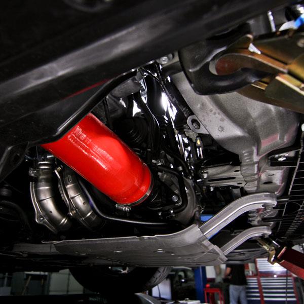 Mishimoto 15 Performance Air Intake Kit with Box - Wrinkle Red for Subaru WRX - view 2
