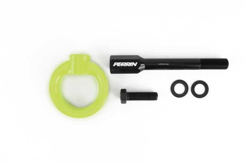 Perrin Performance PERRIN Tow Hook Kit - Neon Yellow for 02-07 Subaru WRX/STI - view 4