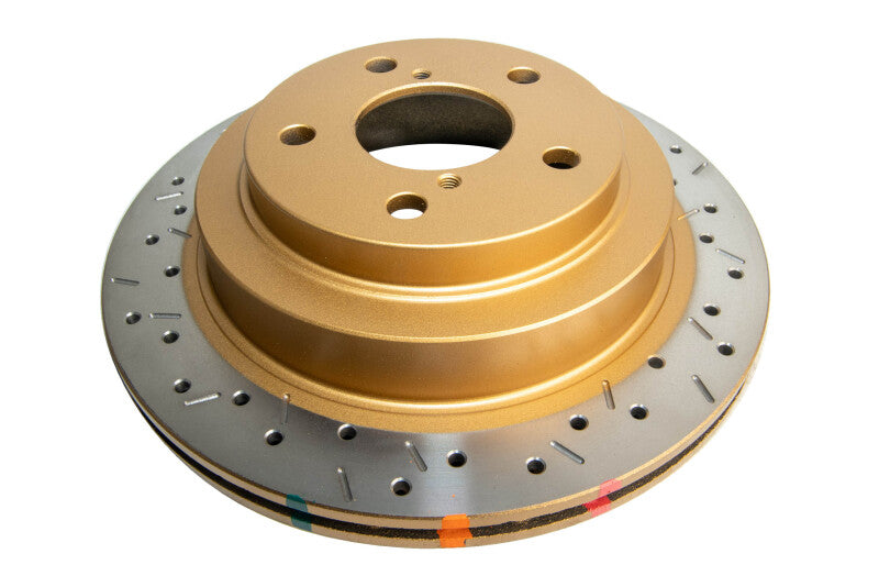 DBA Front Drilled Slotted 4000 Series Rotor for 98-00 Subaru WRX