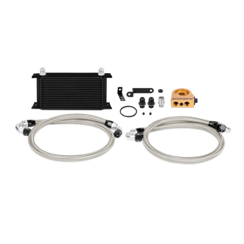 Mishimoto Thermostatic Oil Cooler Kit - Black for 08-14 Subaru WRX/STI - view 2