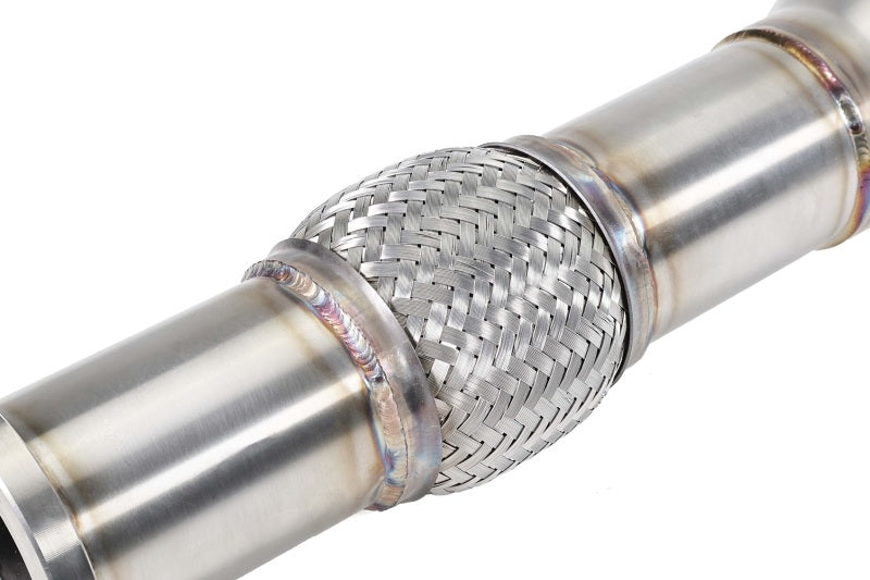 Perrin Performance PERRIN Stainless Steel Midpipe with Resonator 3in. for 22-26 Subaru WRX - view 3
