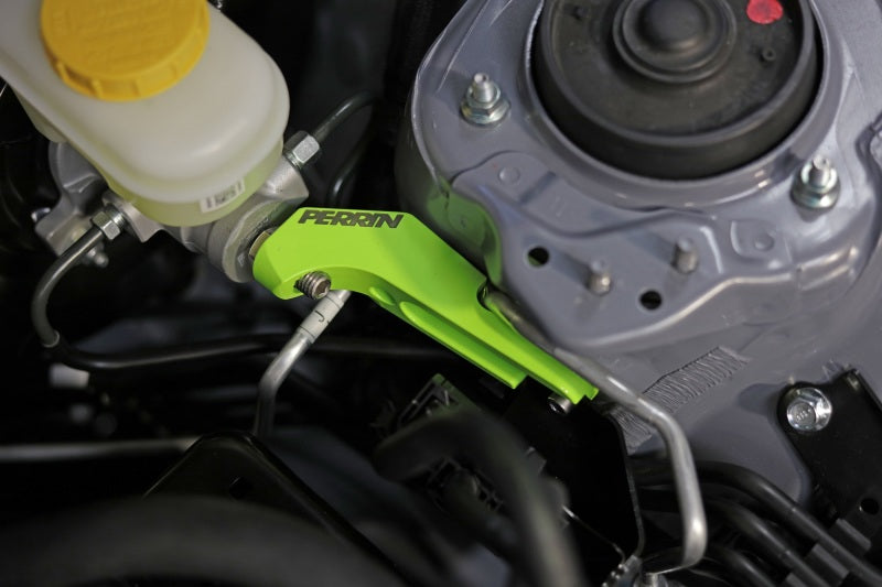 Perrin Performance PERRIN BRZ Scion FR-S Toyota 86 GR86 Master Cylinder Brace - Neon Yellow - view 3
