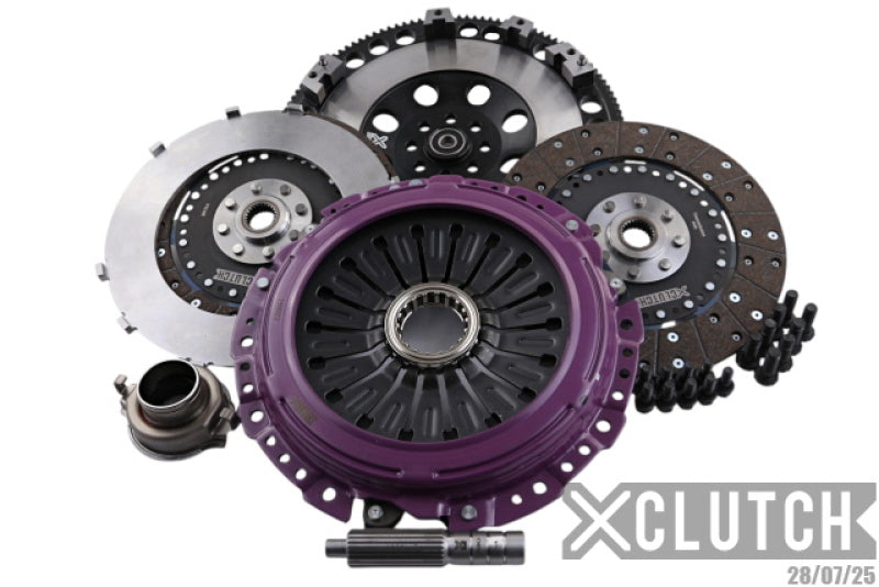XCLUTCH Base 9in Twin Solid Organic Clutch Kit for 15-21 Subaru WRX/STI