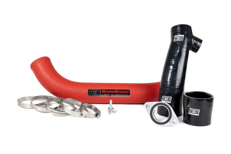 GrimmSpeed TMIC Charge Pipe Kit - Red for 15-21 Subaru WRX