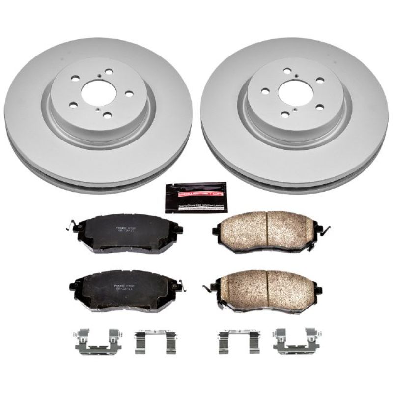 PowerStop Power Stop Front Z17 Evolution Geomet Coated Brake Kit