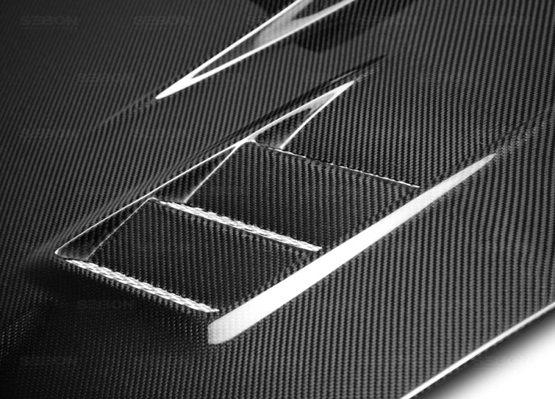 Seibon CWII Carbon Fiber Hood for 04-05 Subaru WRX/STI - view 4
