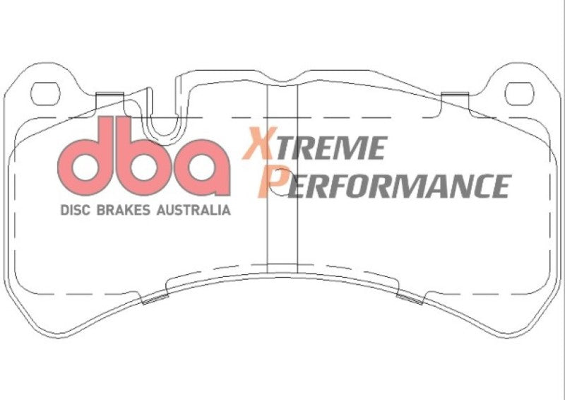 DBA XP Performance Front Brake Pads for 15-21 Subaru WRX/STI - view 2