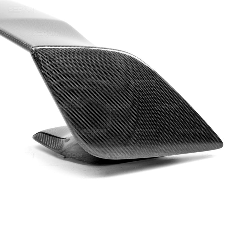 Seibon 4dr OEM-style Carbon Fiber Rear Spoiler for 08-10 Subaru WRX/STI - view 4