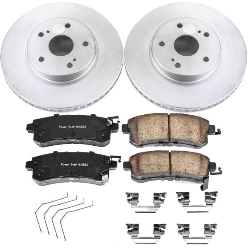 PowerStop Power Stop Front Z17 Evolution Geomet Coated Brake Kit