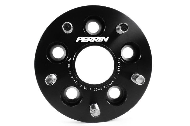 Perrin Performance PERRIN Toyota Scion 20mm Wheel Adapter 5x100 to 5x114.3 with 56mm Hub - Pair - view 3