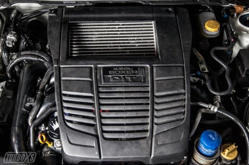 Turbo XS Billet Aluminum Vacuum Pump Cover - Black for 15-16 Subaru WRX - view 5