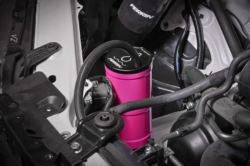 Perrin Performance PERRIN BRZ GR86 FRS 86 Coolant Overflow Tank - Hyper Pink for 02-26 Subaru WRX/STI - view 8