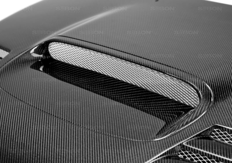 Seibon CWII-style Carbon Fiber Hood for 08-09 Subaru WRX/STI - view 3