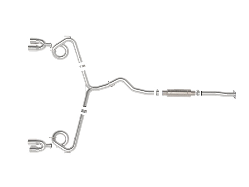 aFe Takeda 3in to 2-1 2in Stnlss Cat-Back Exhaust with Polished Tip for 15-21 Subaru WRX/STI - view 3