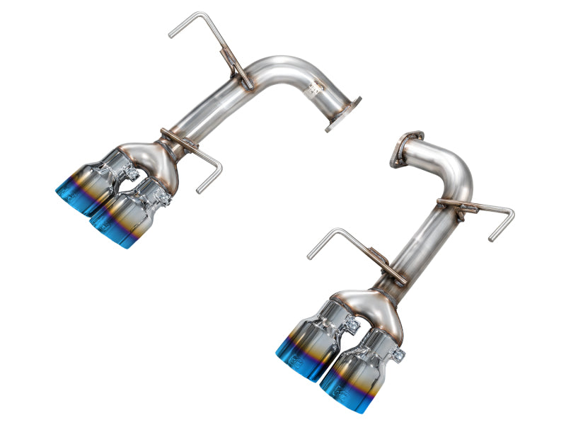 AWE Tuning Track Edition Axle-Back Exhaust - Vapor Blue Tips for 22-26 Subaru WRX - view 2