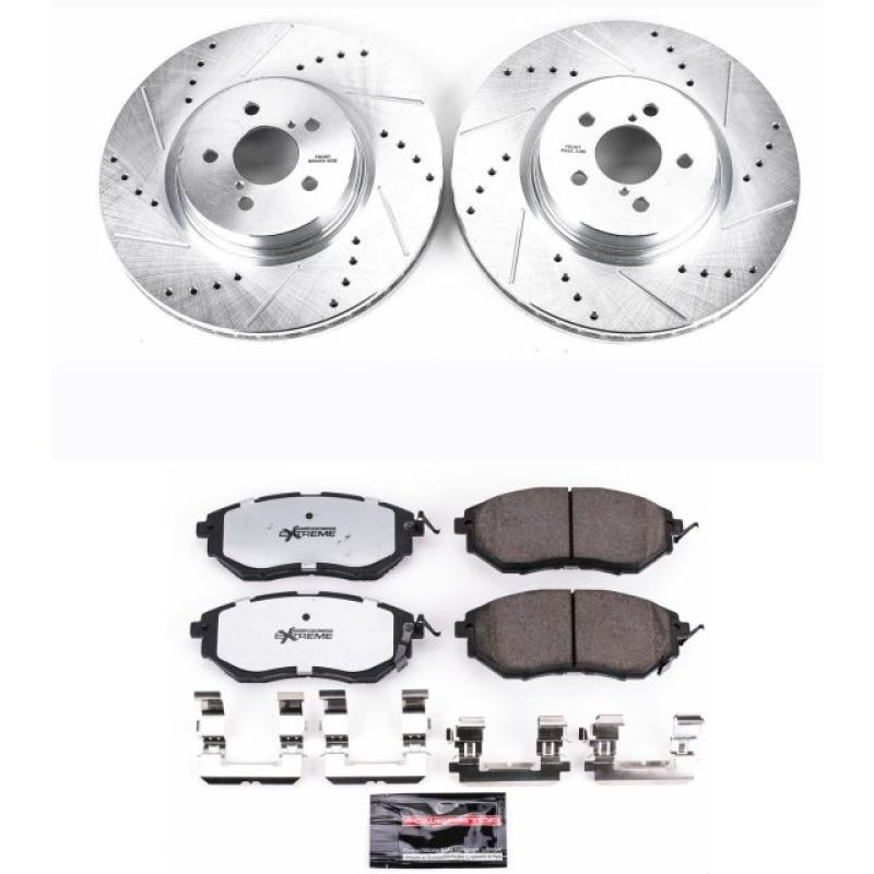 PowerStop Power Stop Front Z26 Street Warrior Brake Kit