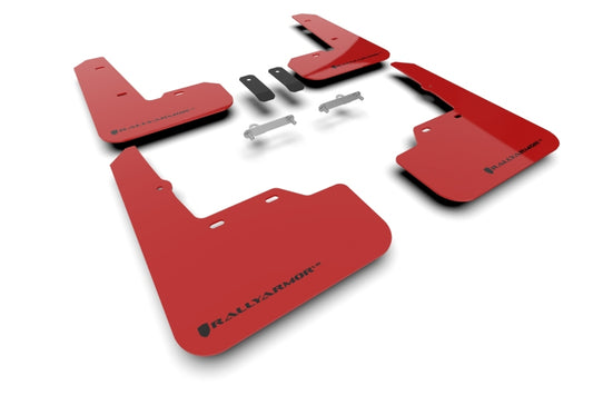 Rally Armor Red UR Mud Flap with Black Logo for 22-26 Subaru WRX