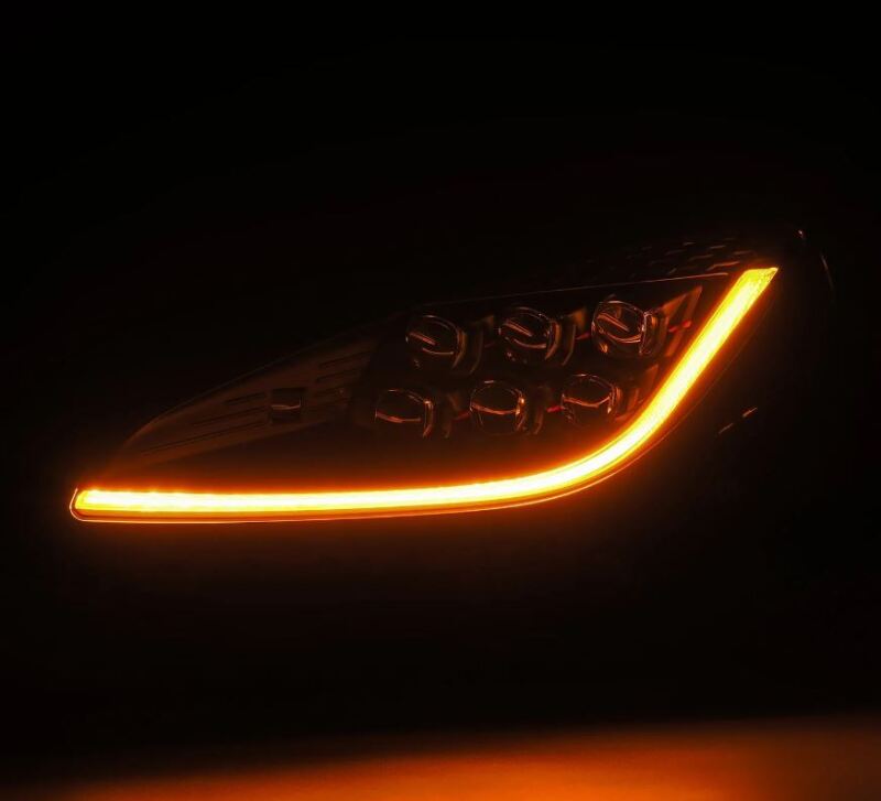 AlphaRex Toyota GR86 BRZ NOVA Series LED Projector Headlights - Black - view 5