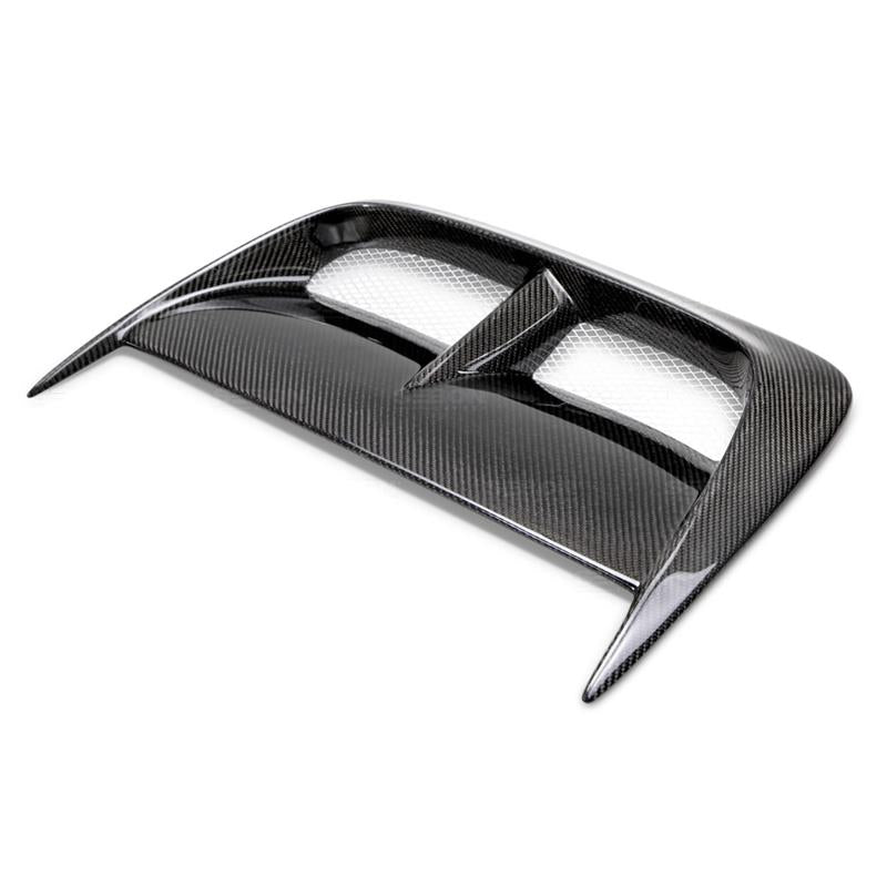 Seibon CW Carbon Fiber Hood Scoop - Only Fits OEM Hoods for 04-05 Subaru WRX/STI - view 6