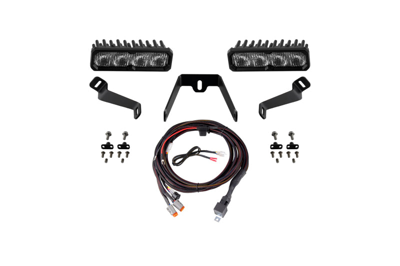 Diode Dynamics SS6 Sport LED Kit White Fog 6000K for 2015-2017 Subaru WRX