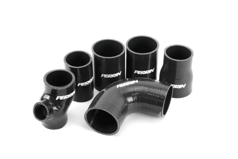 Perrin Performance PERRIN Front Mount Intercooler Boost Tube Kit - Red for 15-21 Subaru WRX - view 4