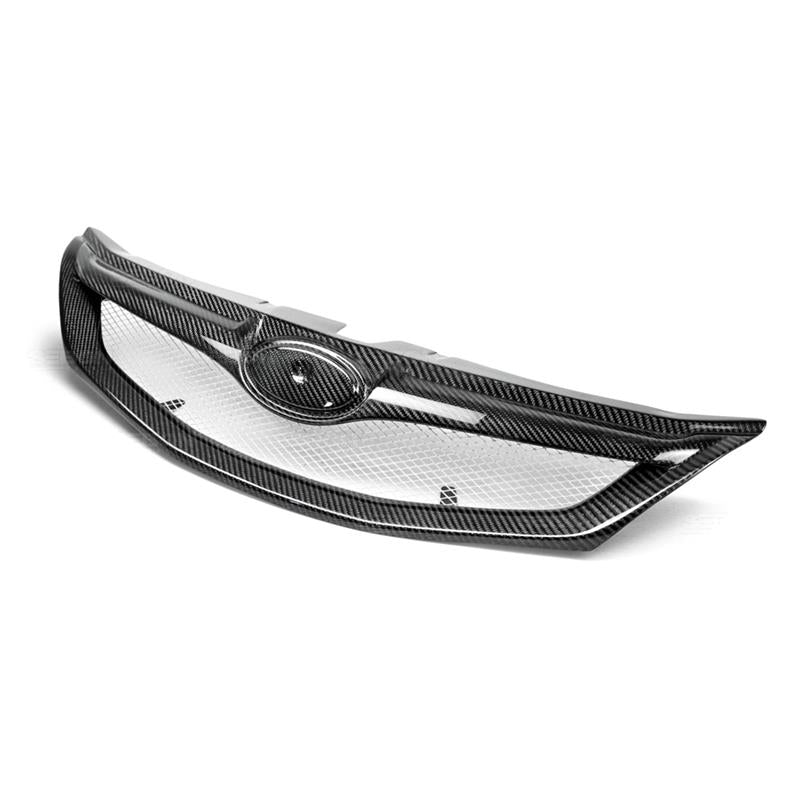 Seibon Carbon Fiber Front Grill for 08-09 Subaru WRX/STI/Impreza - view 5
