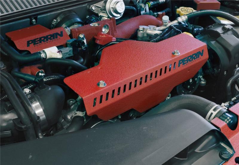 Perrin Subaru Red Pulley Cover