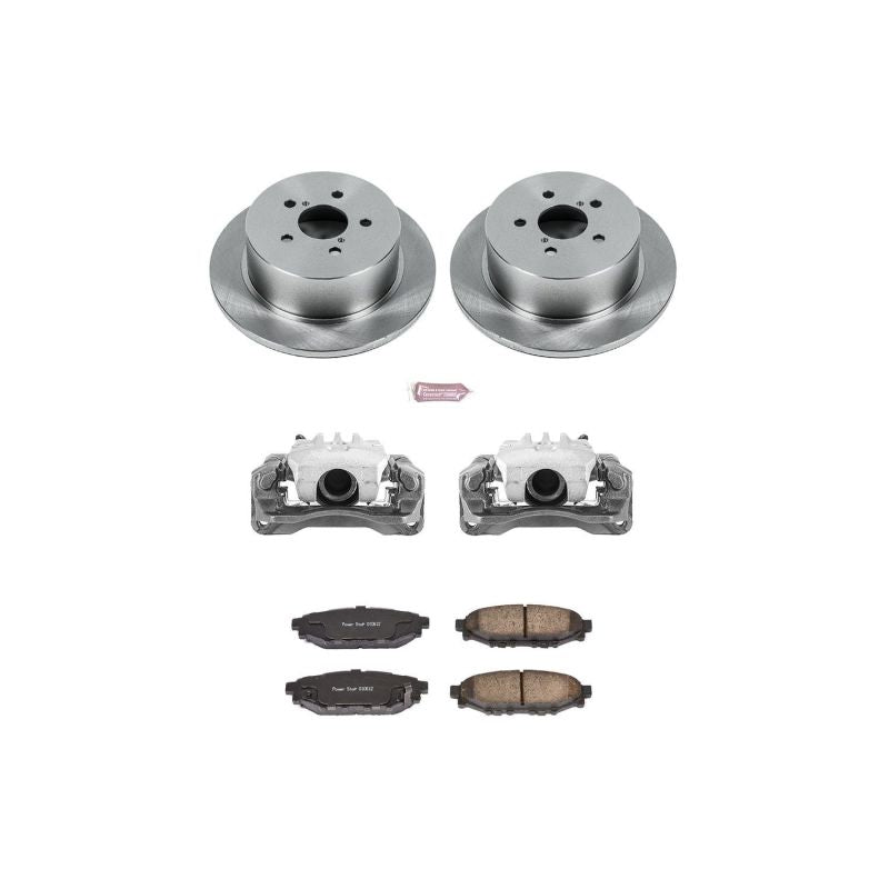 PowerStop Power Stop Rear Autospecialty Brake Kit with Calipers