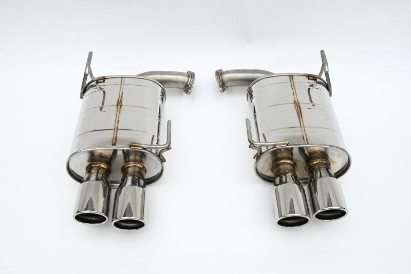 Invidia 22+ Q300 3.5in. Rolled Dual Wall Stainless Steel Tip Axle-back Exhaust for Subaru WRX - view 3