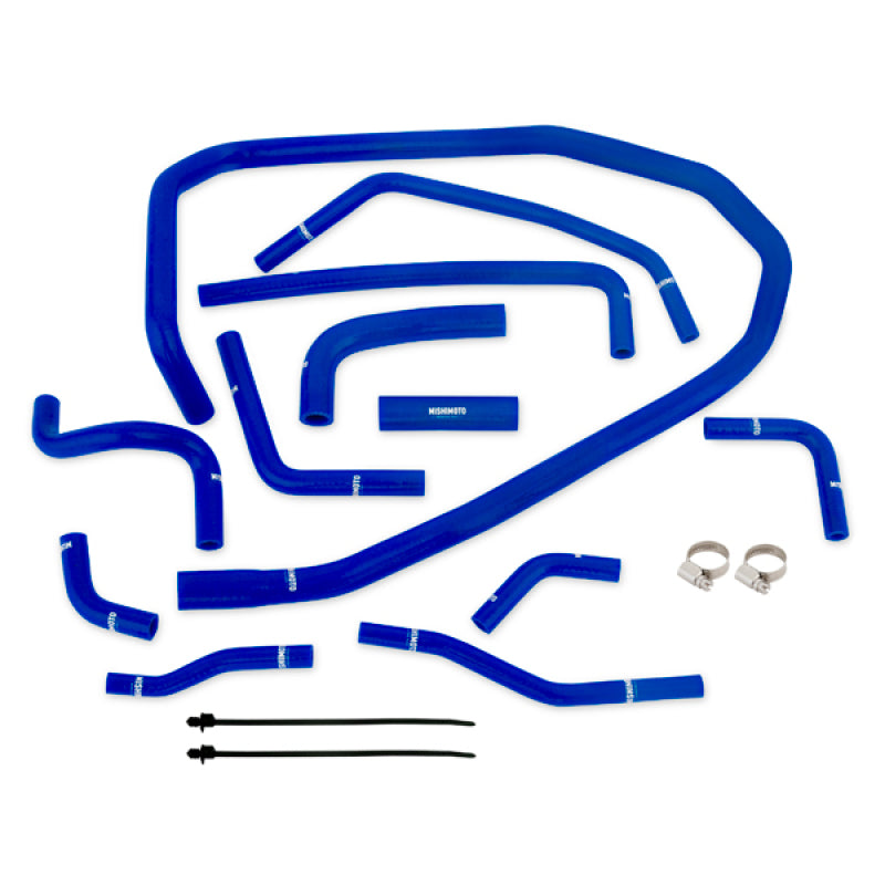 Mishimoto Blue Silicone Radiator Coolant Ancillary Hoses Kit for 2015 Subaru WRX