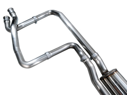 AWE Tuning 2025+ RAM 1500 RHO 3.0 I6 TT 0FG Dual Rear Exit Catback Exhaust - Chrome Silver Tips